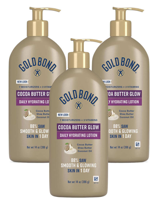 Gold Bond Ultimate Radiance Renewal Cream Oil, 14 Ounce (Pack of 3)