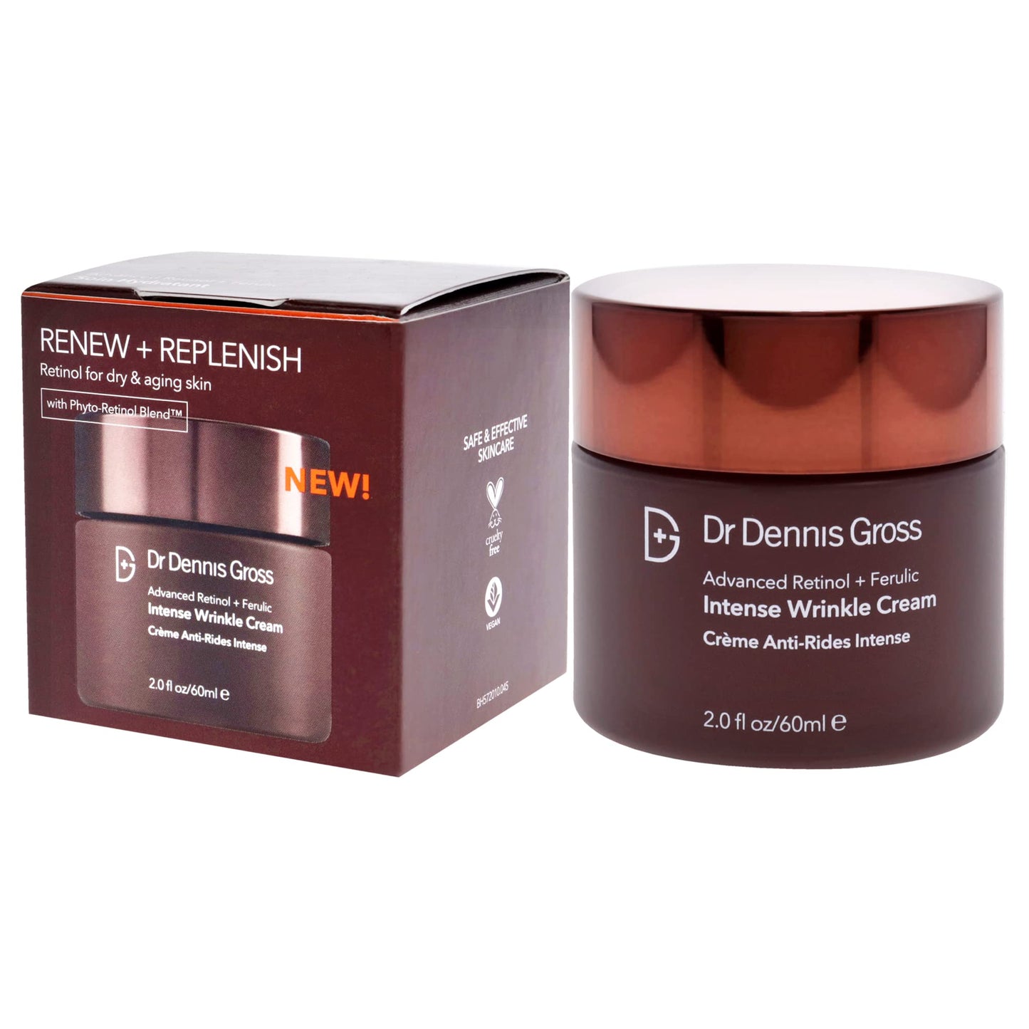 Dr Dennis Gross Advanced Retinol Plus Ferulic Intense Wrinkle Cream Cream Unisex 2 oz