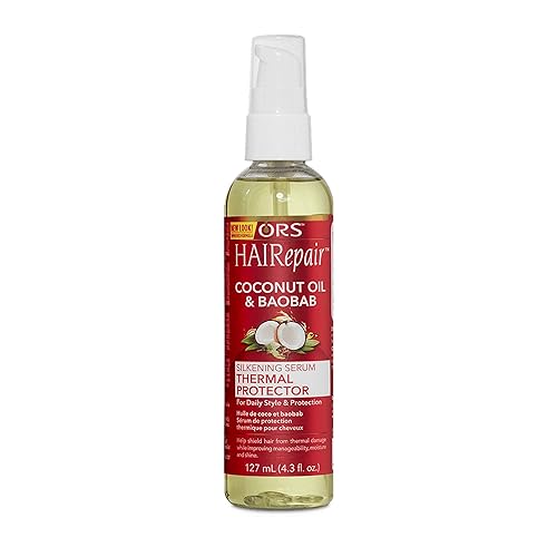 ORS HaiRepair Coconut Oil and Baobab Silkening Serum Thermal Protector 4.3 oz