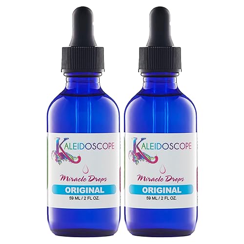 Kaleidoscope Miracle Drops - Quick Absorbing - Fights Dry Scalp - Boosts Hair Growth - 2oz - 2 Pack