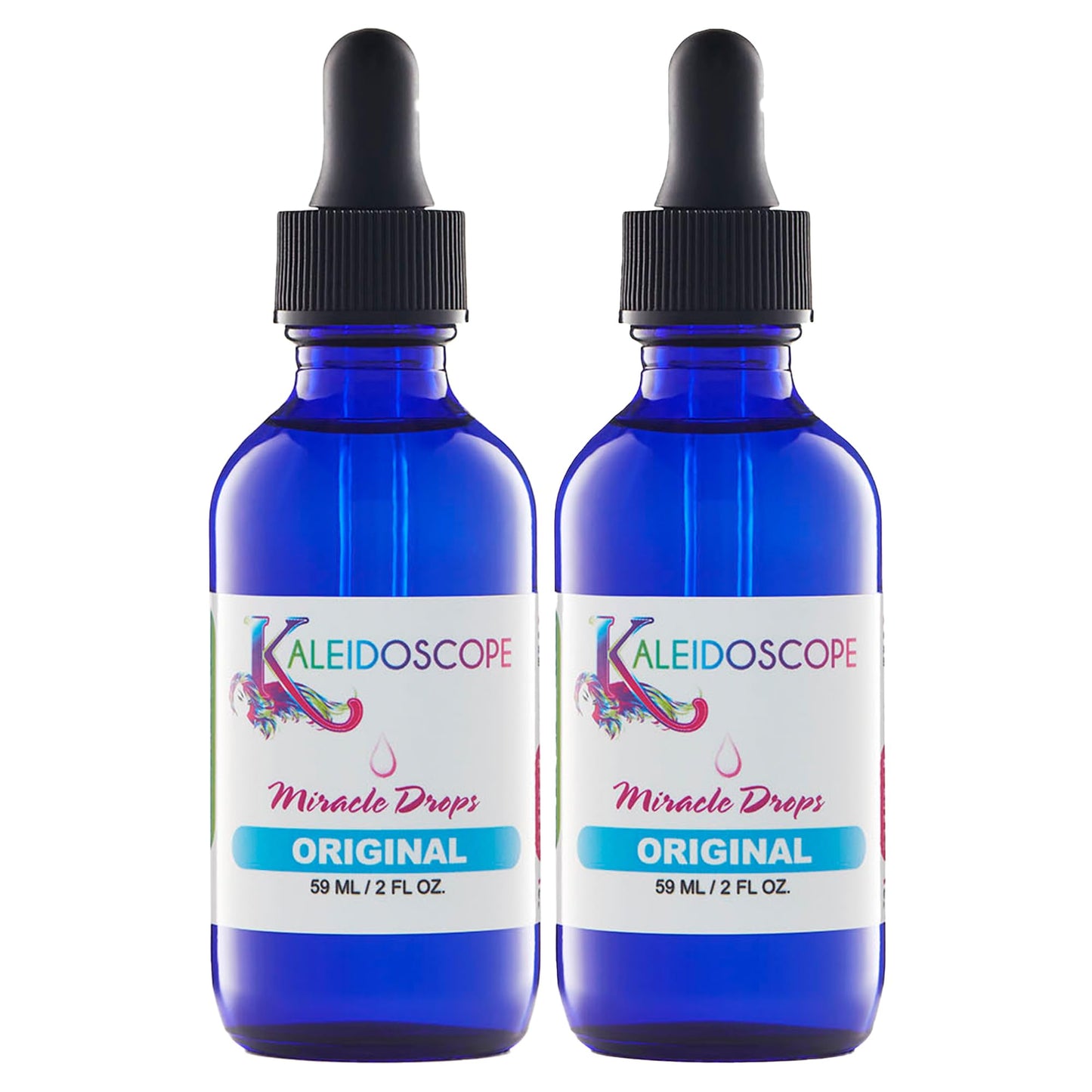 Kaleidoscope Miracle Drops - Quick Absorbing - Fights Dry Scalp - Boosts Hair Growth - 2oz - 2 Pack
