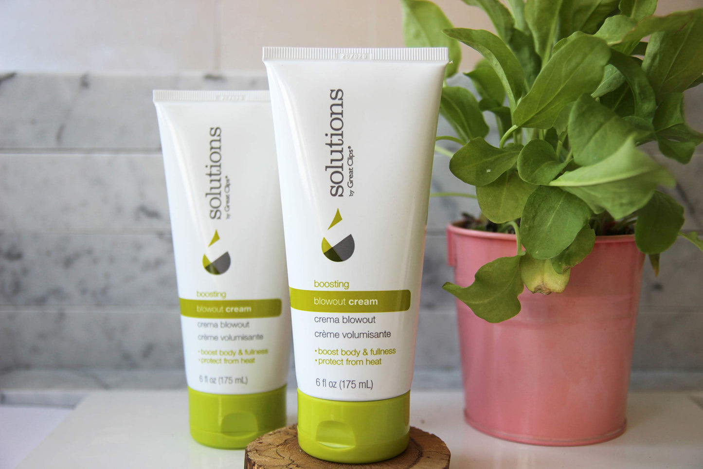 GREAT CLIPS Solutions Boosting Blowout Cream, 6oz | Boosts Body & Fullness |Perfect Blow Dry Prep Hair Product | Extends your Blowout