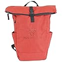 Rockville RPAK BURNED RED Backpack Bag, Padded 15" Laptop Pocket, Durable Nylon, Adjustable Straps, Hidden Zippered Compartment, Ideal for Daily Use and Gear Transport