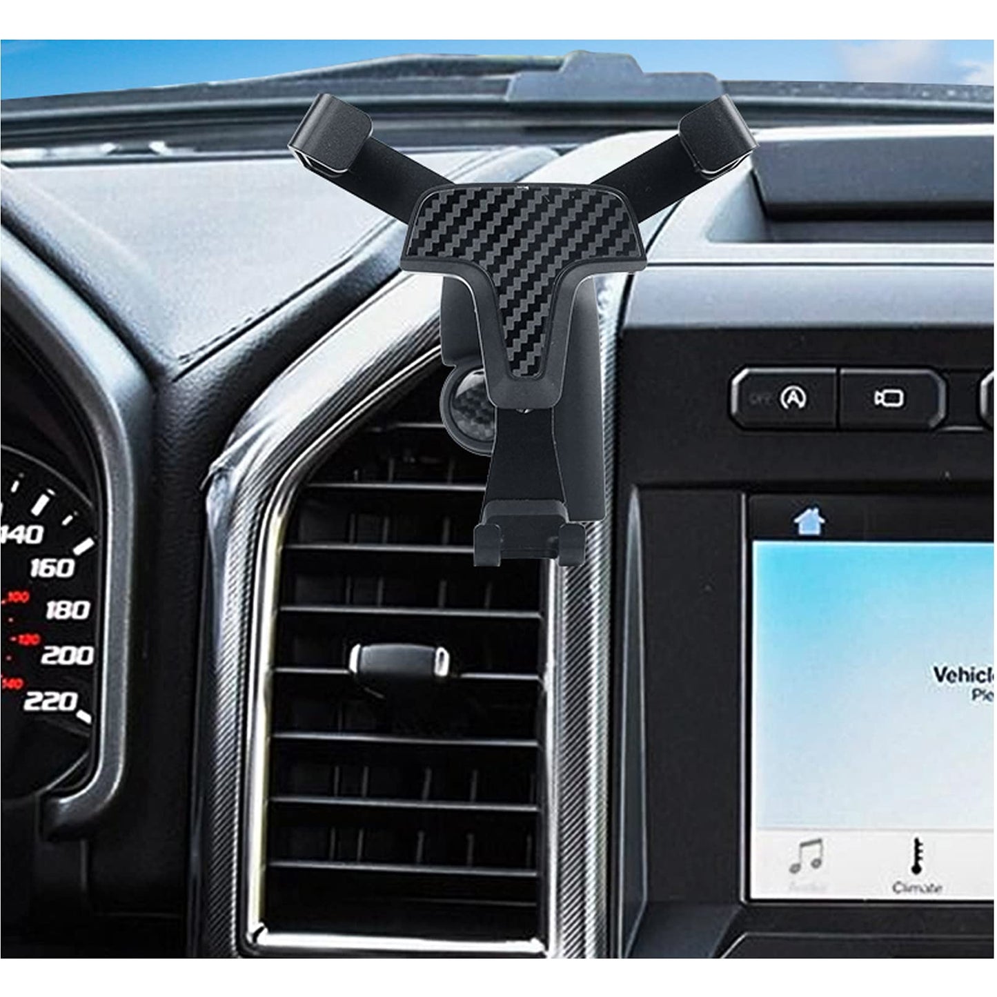 ITrims Car Phone Holder for Ford F-150 F150 2015-2020, Car Air Vent Cell Phone Holder Cradles Mount Compatible for iPhone 11 pro/XS/XR/X/8/7, Galaxy…