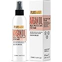 Moroccan Argan Oil Heat Protectant Spray for Hair - Leave In Thermal Guard against Flat Iron, Straightener and Blow Dry Damage - Hydrating Anti Frizz
