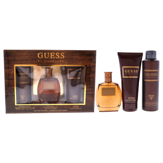 Guess by Marciano 3 Pc Gift Set 3.4oz EDT Spray, 6.7oz Shower Gel, 6.0oz Deodorizing Body Spray GIFTSET