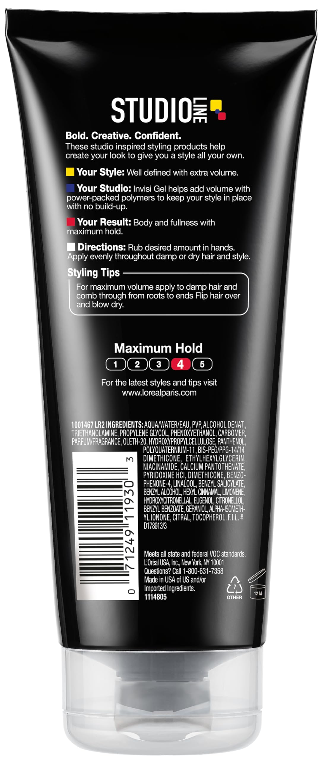 L'Oréal Paris Studio Line Above it All Invisi Gel - Max Hold, 6.8 fl. oz.