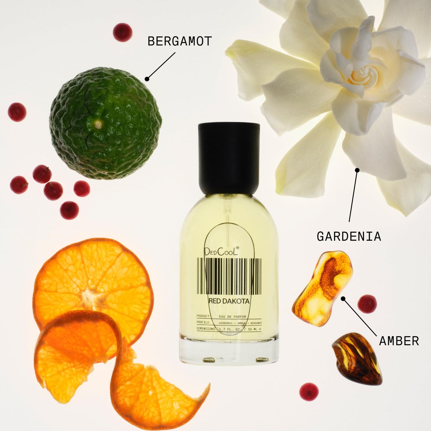DedCool Eau de Parfum | Red Dakota | Gardenia, Amber & Bergamot | Clean Unisex Fragrance | Non-Toxic, Vegan | Travel Size Perfume, 15 mL Beauty & Personal Care DedCool