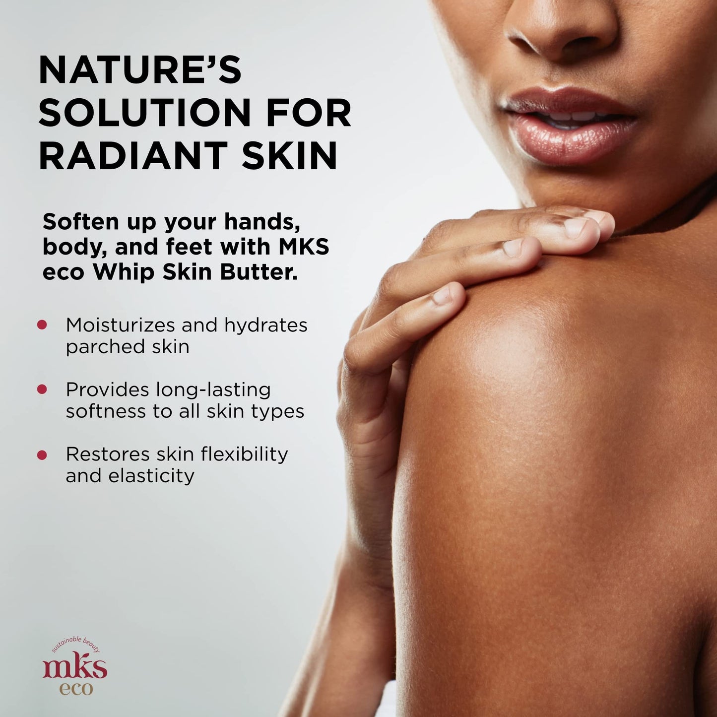 MKS eco Whip Skin Butter, Original Scent - 8 oz - Total Body Moisturizer - Moroccan Argan Oil, Hemp Seed Oil, Jojoba Oil, Shea Butter