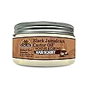 Okay Black Jamaican Castor Oil Moisture & Curling Hair Sorbet, White, 7.25 Oz