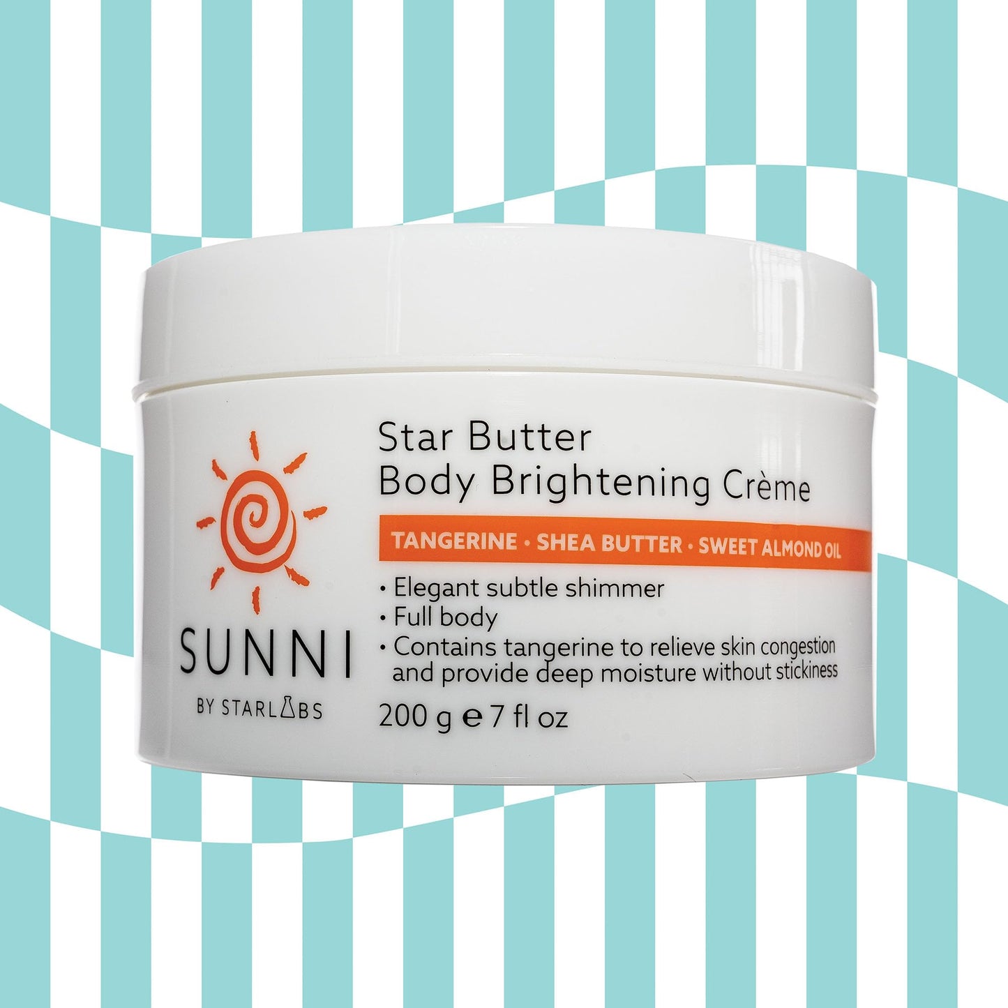 StarLabs Beauty Star Butter Body Creme - Body Lotion for Women with Tangerine Peel Oil and Shea Butter - Nourishing Lotion - 7 oz