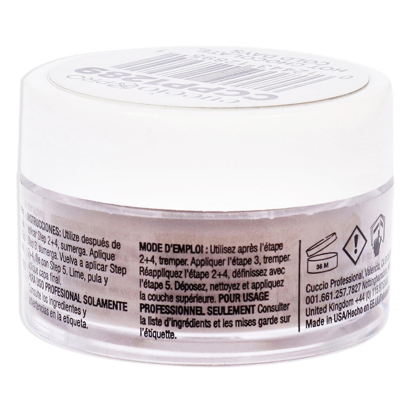 Cuccio Colour Powder Nail Polish - Lacquer For Manicure And Pedicure - Highly Pigmented Powder That Is Finely Milled - Durable Finish With A Flawless