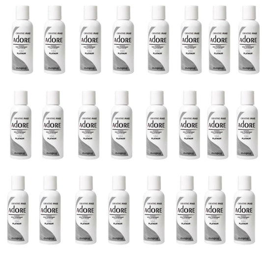 Adore Semi Permanent Hair Color - Vegan and Cruelty-Free Hair Dye - 4 Fl Oz - 155 Titanium (Pack of 1)