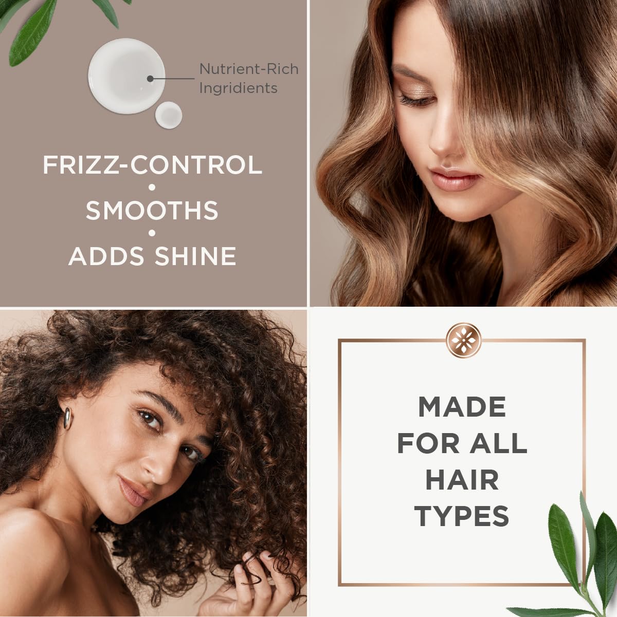 Argan Magic Anti-Frizz Blow Dry Spray - Protects Against Humidity & Tames Frizz | Adds Glossy Shine & Softness | Paraben-Free, | (8 Oz)