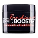 Style Factor Braid Booster Braiding Gel - Strong Hold & Conditioning Shine Hair Gel with Seaweed Extract - for Braids, Twists and Locs - 7.25 oz (Red)