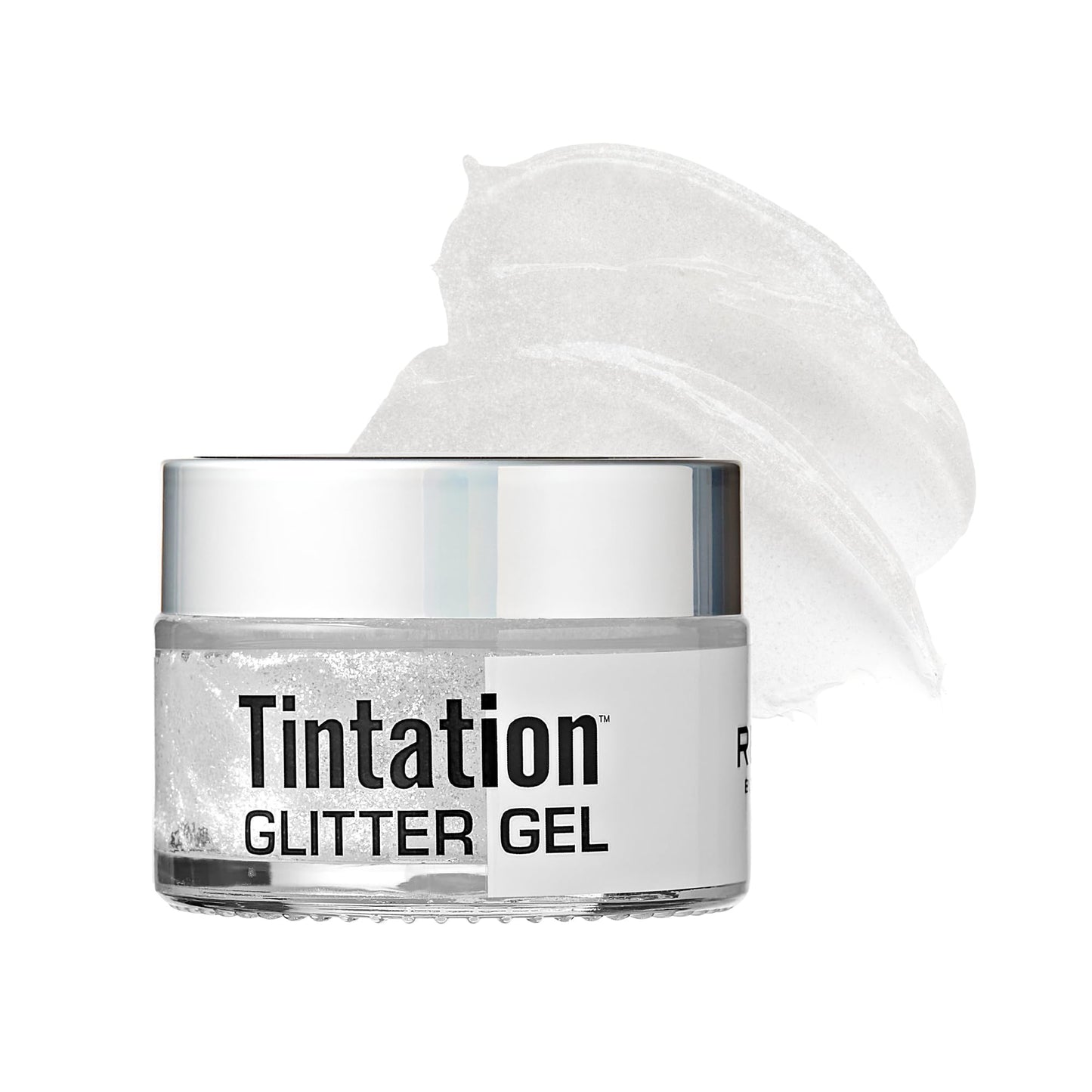Red By Kiss Tintation Glitter Body and Hair Gel - Long Lasting Sparkle, Quick Drying, Waterproof for Events, Parties, Festival Rave, Prom
