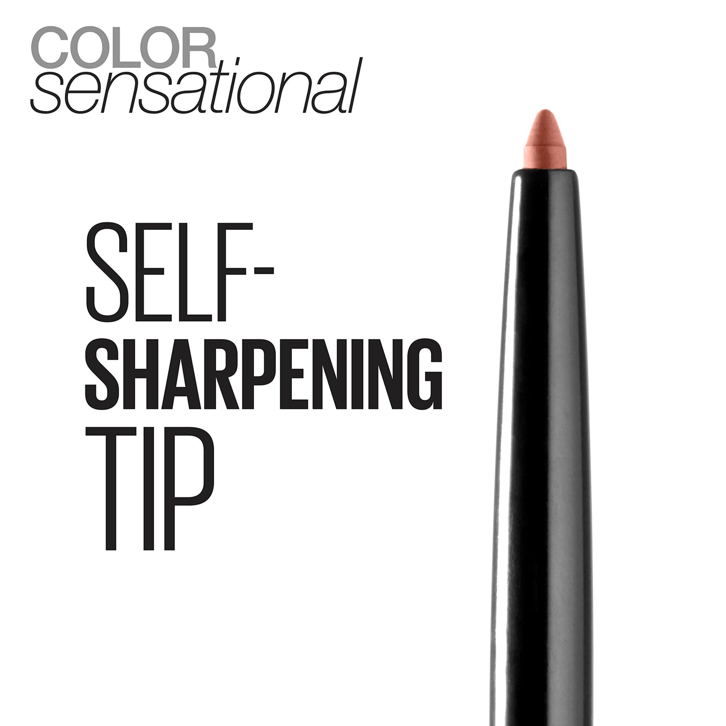 Maybelline Color Sensational Shaping Lip Liner with Self-Sharpening Tip, Very Cherry, Red, 1 Count Beauty & Personal Care MAYBELLINE