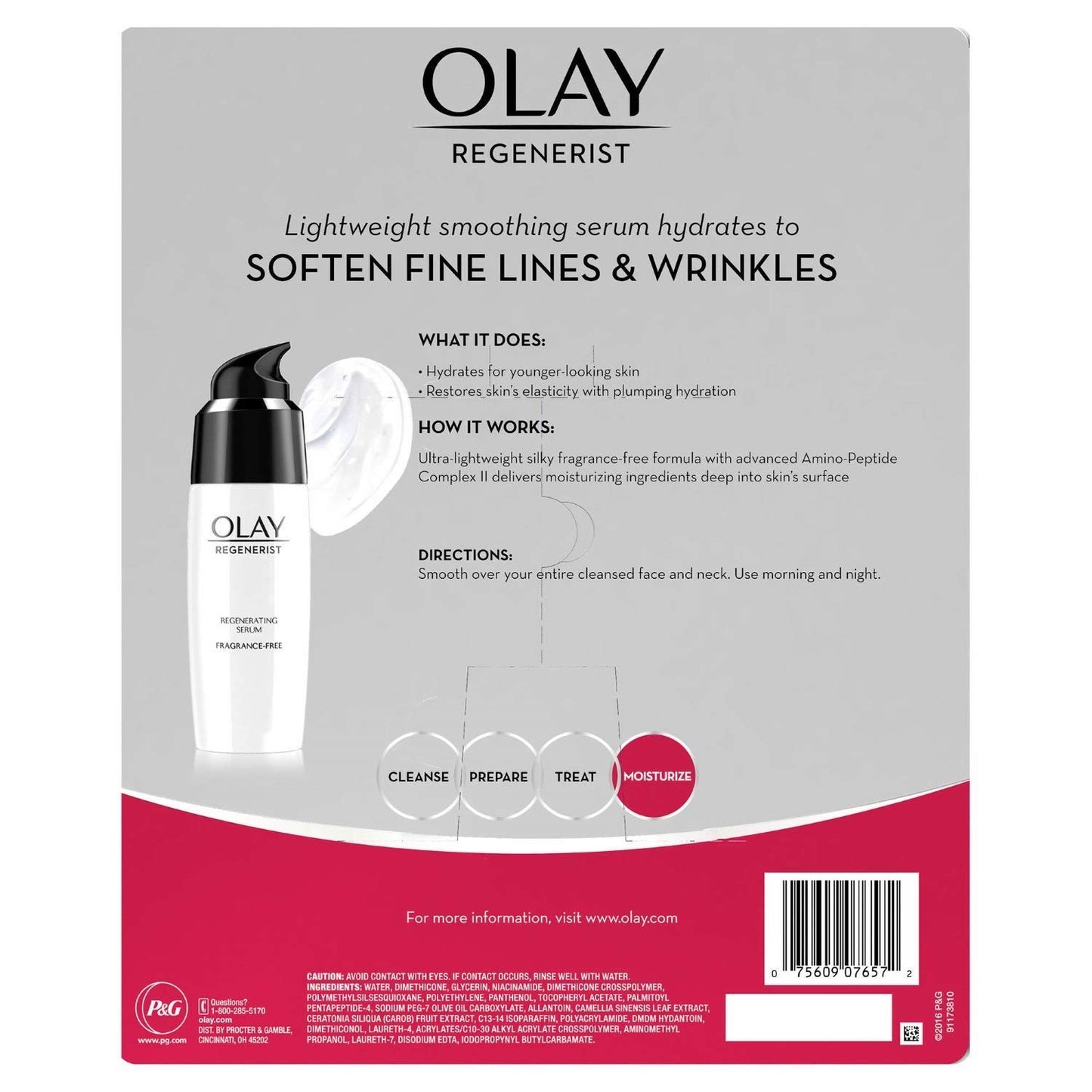 OLAY 1144883 Regenerist Serum 2-1.7 oz. + Mini 0.5 oz.