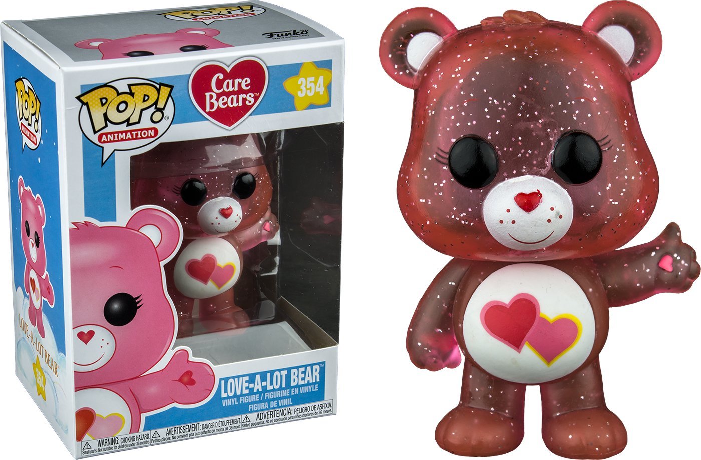 Funko Care Bears Glitter Love-a-Lot Bear Pop! Vinyl Figure #354