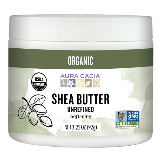 Aura Cacia Organic Shea Butter | Unrefined Body Care | 3.25 oz. Beauty & Personal Care Aura Cacia