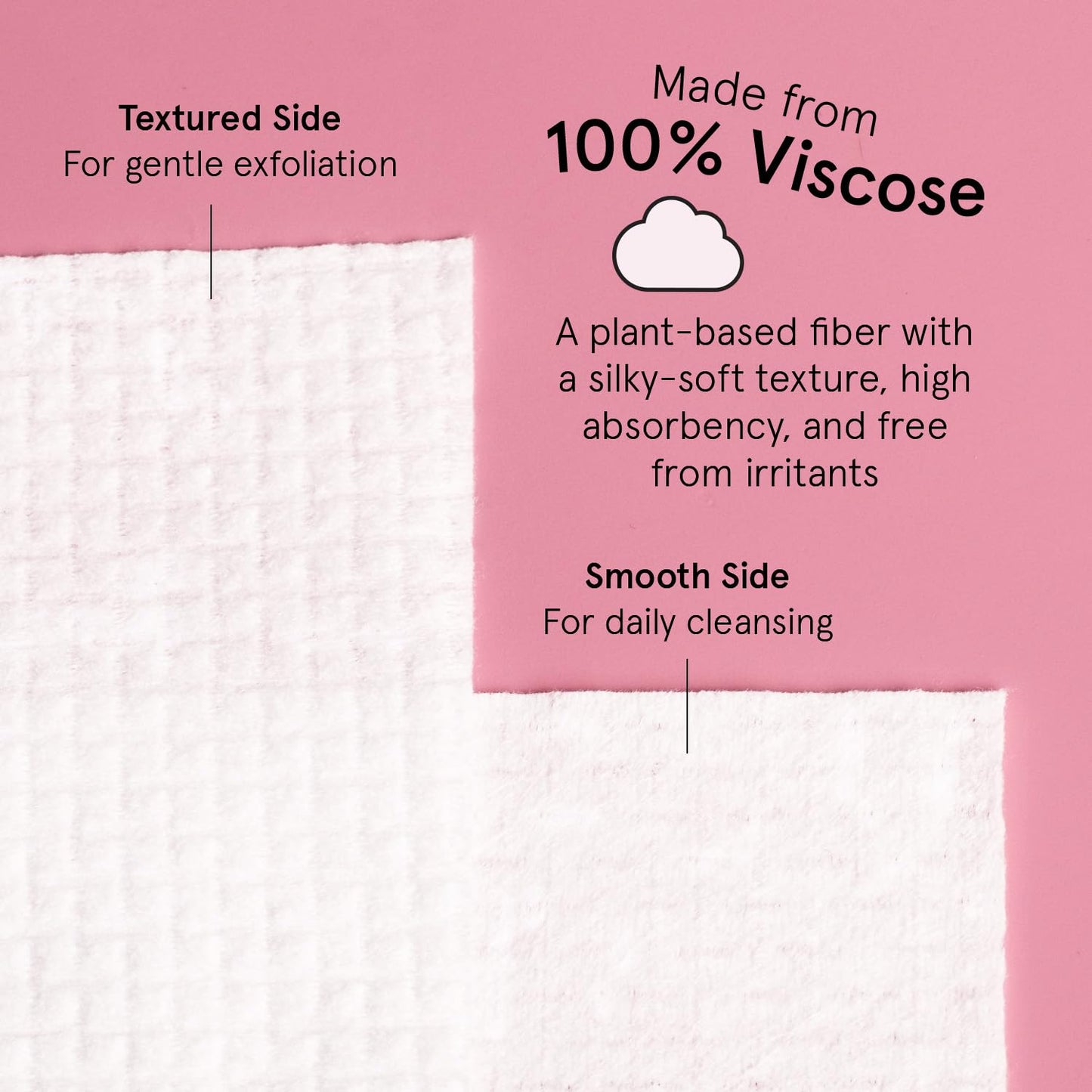 grace & stella Face Towels Disposable - Travel Essentials - Ultra-Soft & Absorbent Face Wipes Towelettes - XL Facial Towels for Cleansing & Makeup Beauty and Personal Care grace & stella