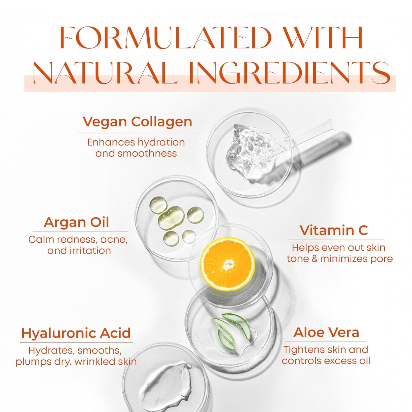 Skin 2.0 Vitamin C Serum with Collagen - Anti-Aging & Dark Spot Remover - Dermatologist Tested Korean Skincare for Brightening & Acne - Clean Beauty