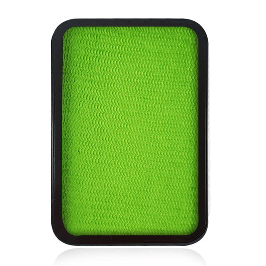 Kraze FX Lime Green Face Paint Palette Refill (10 gm) - Hypoallergenic Non-Toxic Water Activated Professional Halloween Face & Body Painting Makeup