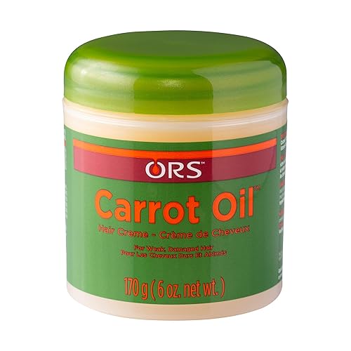 ORS Carrot Oil Hair Cream for Weak & Damage Hair 6 Ounces