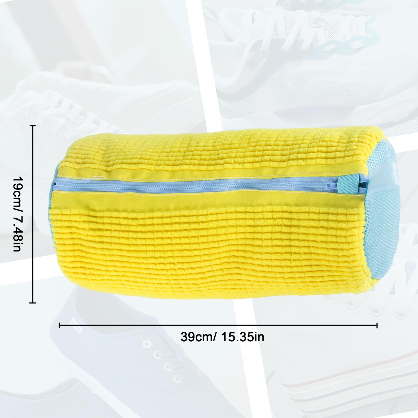 MACTANO Shoe Washing Machine Bag, Sneaker Cleaning Laundry Shoe Bag for Washer Dryer 2PCS
