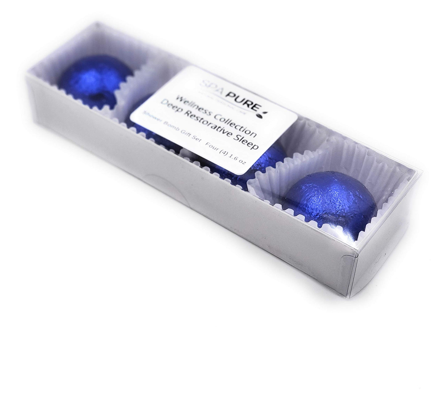 Spa Pure DEEP Restorative Sleep Aromatherapy Shower Steamers Bombs - Shower Bombs with Essential Oils - Unisex Bath Melts - Self Care and Relaxation…