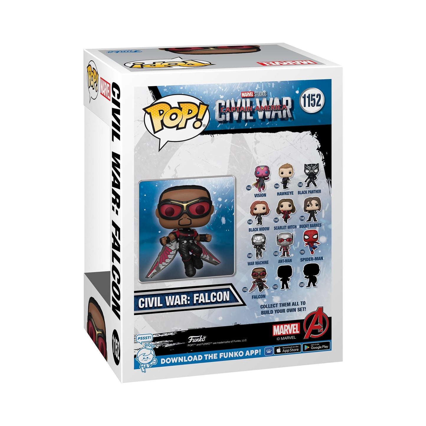 Funko Pop Marvel: Captain America: Civil War Build A Scene - Falcon Figure 10 of 12 - Amazon Exclusive - Collectable Vinyl Figure - Gift Idea…