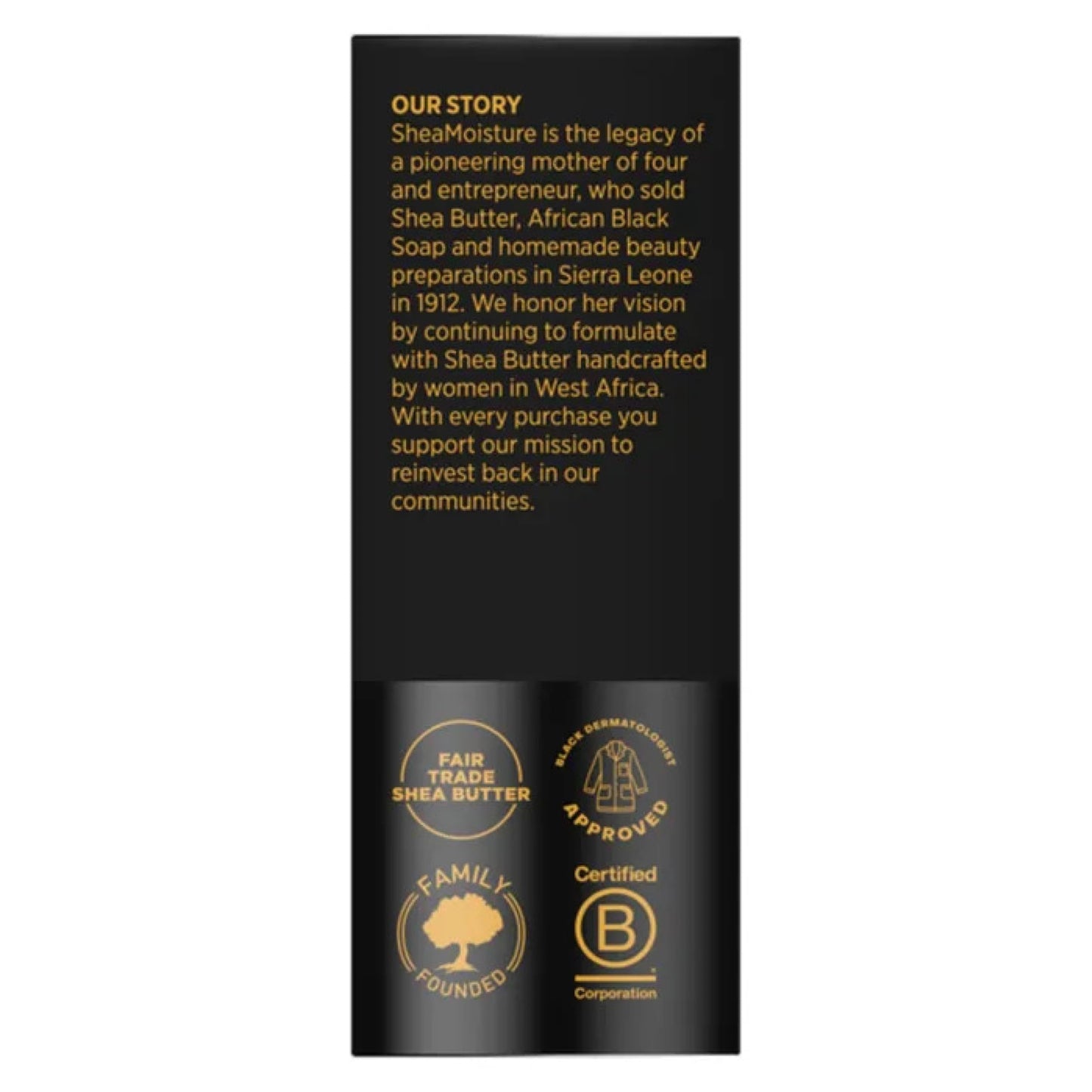 Shea Moisture African Black Soap With Shea Butter 8 oz (Pack of 10)