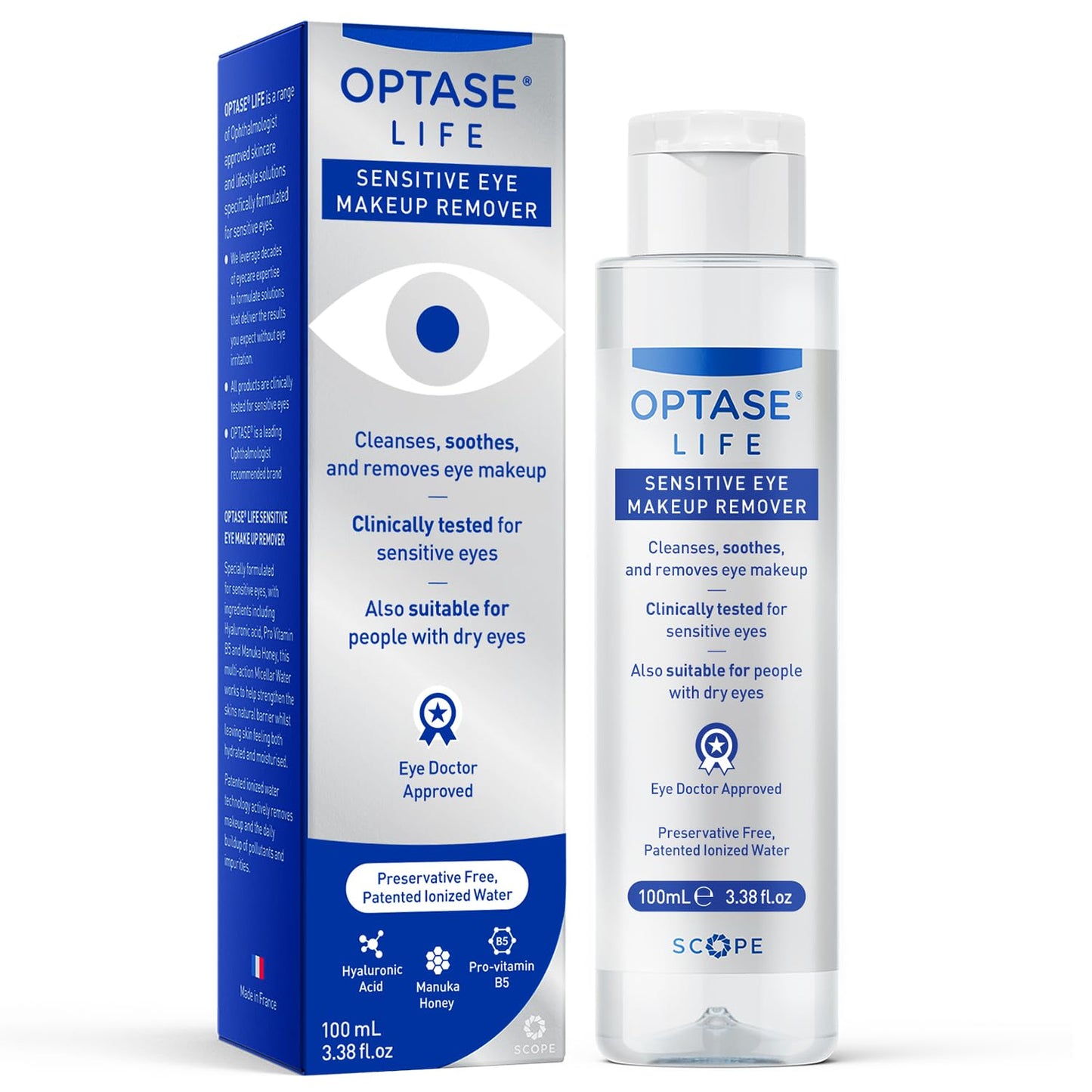 OPTASE® Life Sensitive Eye Makeup Remover, 100 ml Beauty and Personal Care Optase