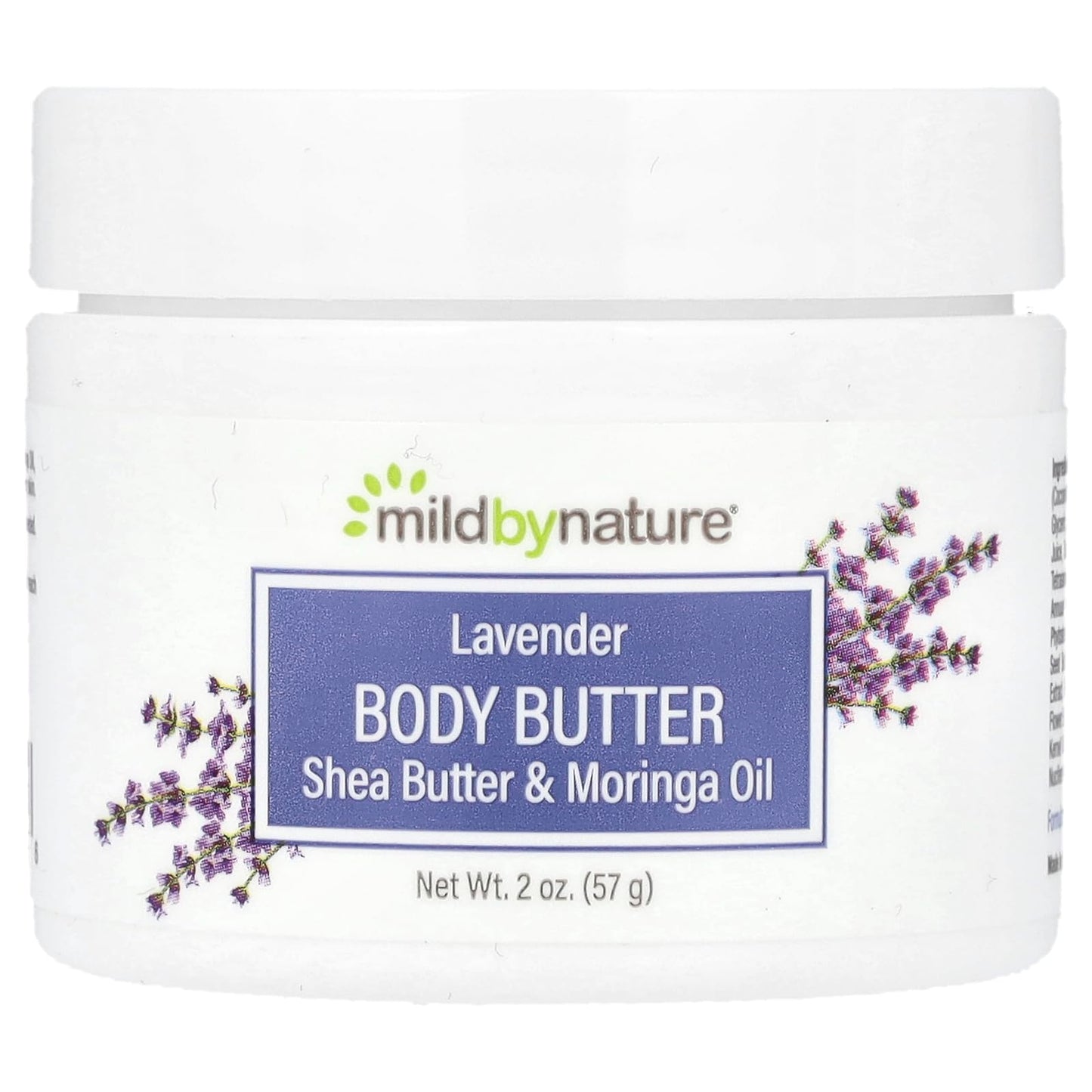 MILD BY NATURE Lavender Body Butter, 2 oz (57 g)