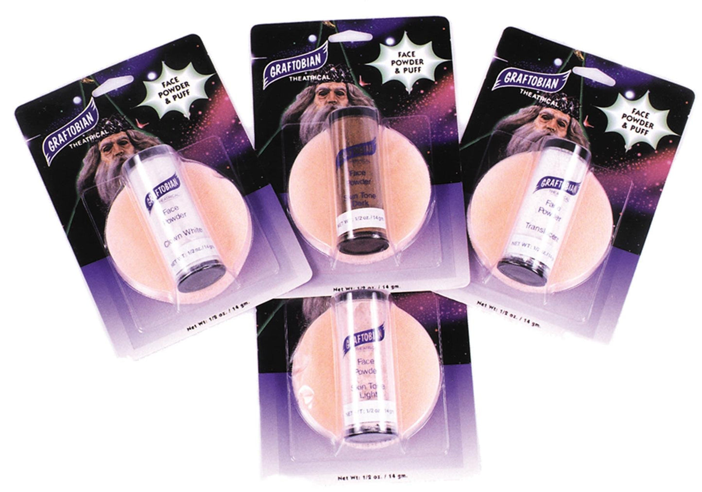 Graftobian Pro Setting Powder - Face Powder w/Puff (Translucent)