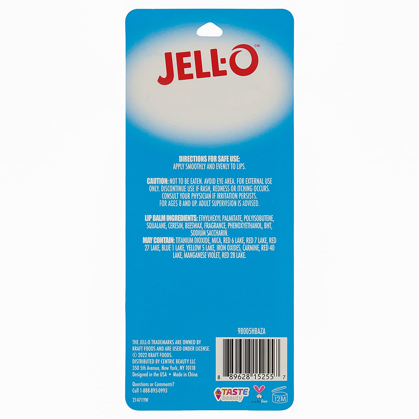 Jell-O 8 Pack Lip Balm