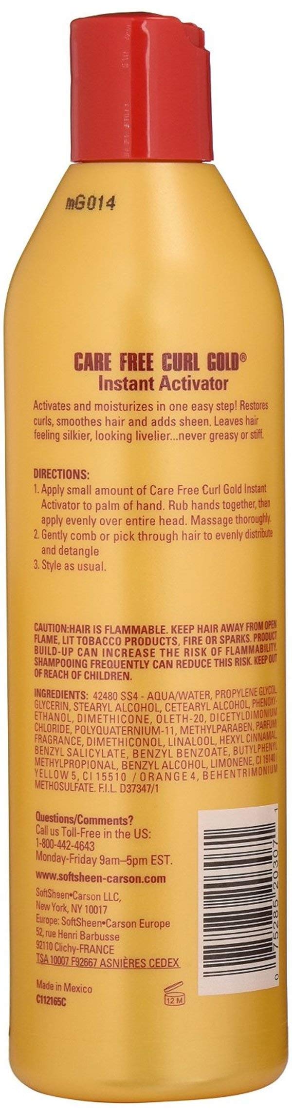 SoftSheen-Carson Care Free Curl Gold, Instant Activator 16 oz (Pack of 2)