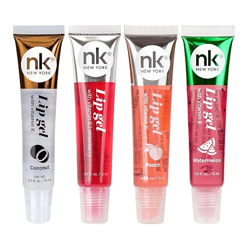 NICKA K NEW YORK Lip Gel, Hydrating, Lightweight, Glides on Effortlessly, Non Sticky Finish Lip Gel Colors