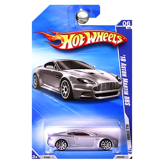HOT WHEELS 2010 ALL STARS 06 OF 10 SILVER '10 ASTON MARTIN DBS