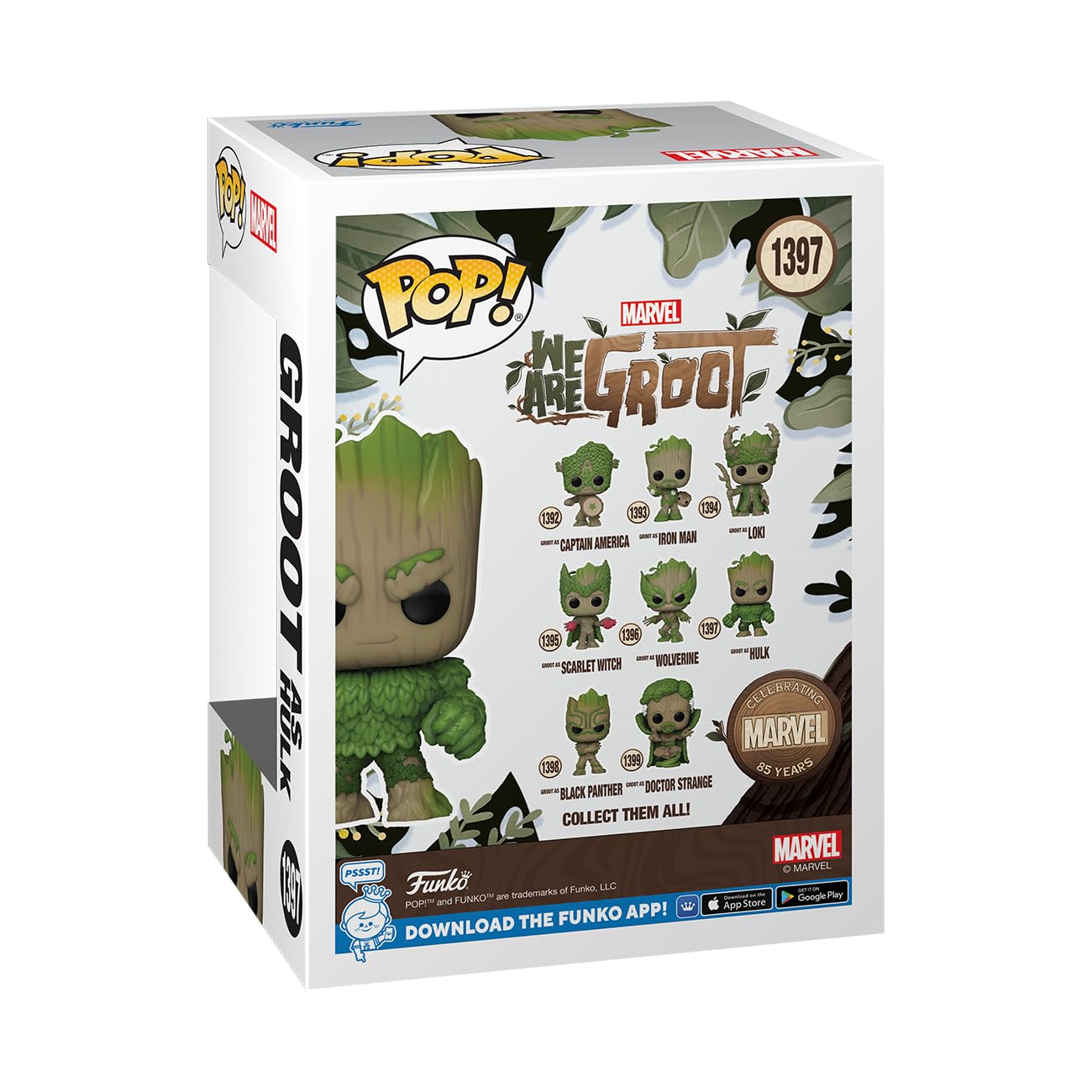 Funko POP! Marvel: We are Groot - Hulk - Groot Shorts - Collectable Vinyl Figure - Gift Idea - Official Merchandise - for Kids & Adults - TV Fans…