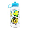 Silver Buffalo Nickelodeon SpongeBob SquarePants Memes Plastic Water Bottle With Leak-Resistant Sports Cap Lid | Holds 34 Ounces