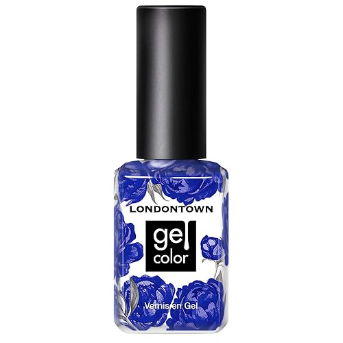 LONDONTOWN UV/LED Gel Nail Polish, Glossy Royal Blue, Cocktail Hour, 0.4 Fl Oz, Long Lasting, Chip Resistant High Shine Color Beauty & Personal Care LONDONTOWN