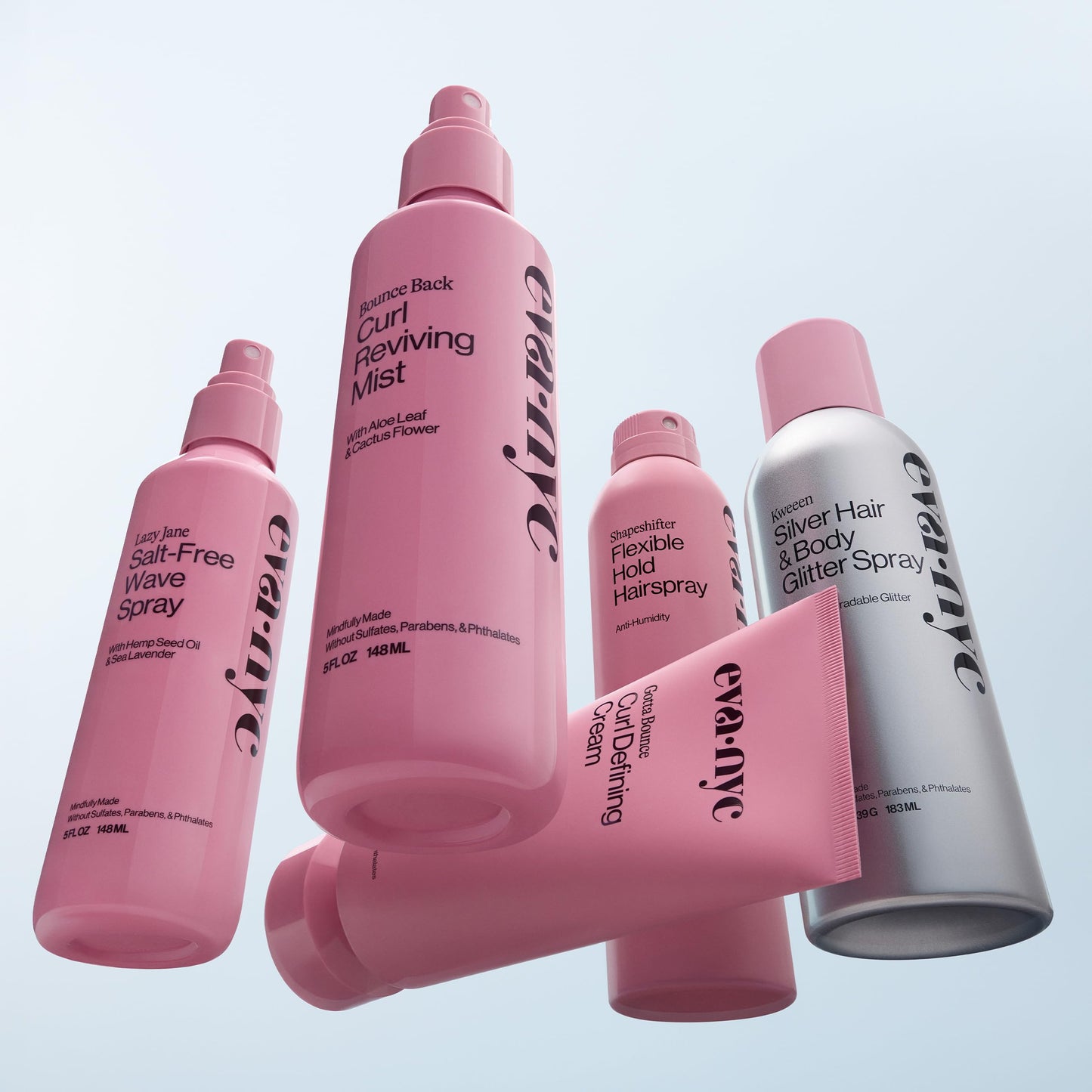 Eva NYC Salt-Free Effortless Texture Wave Spray - Lightweight, Buildable Formula to Enhance Waves - Hemp Seed Oil + Sea Lavender for Moisture