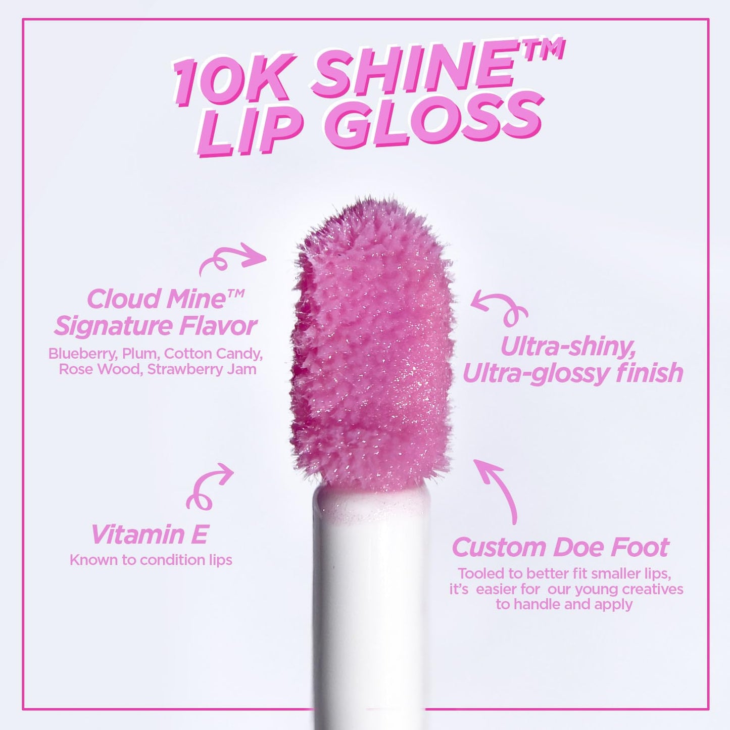 Petite 'N Pretty Snow Getter Lip Gloss Set - Mini 10K Shine Trio for Kids, Tweens & Teens - Non-Toxic, High-Gloss Sparkly Makeup - Gift-Ready Clean
