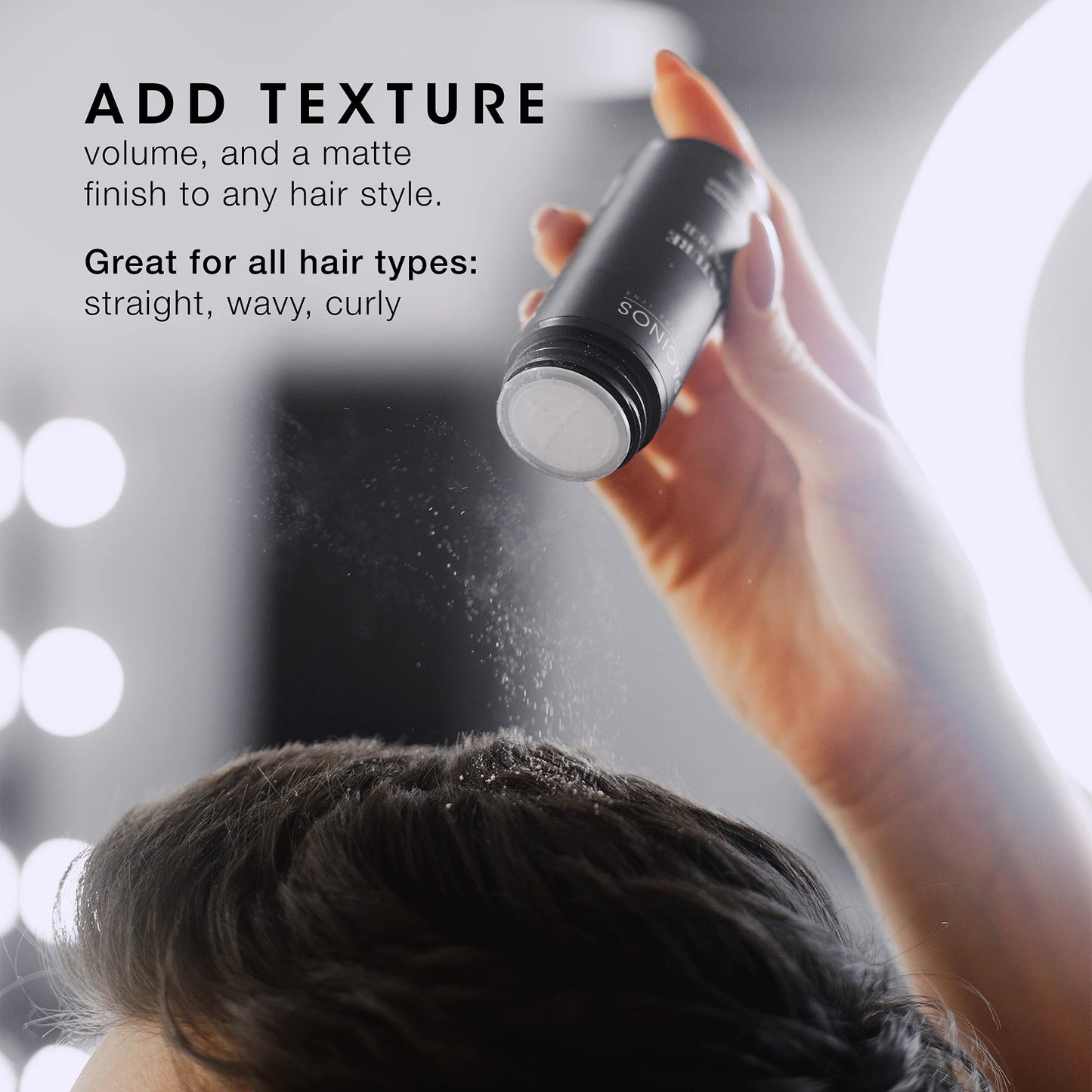 Pacinos Texture Powder - Lightweight Root Lifting Powder with Matte Dry Finish for Texture, Volume & Thickness - Shaker Bottle for Easy Hair Styling