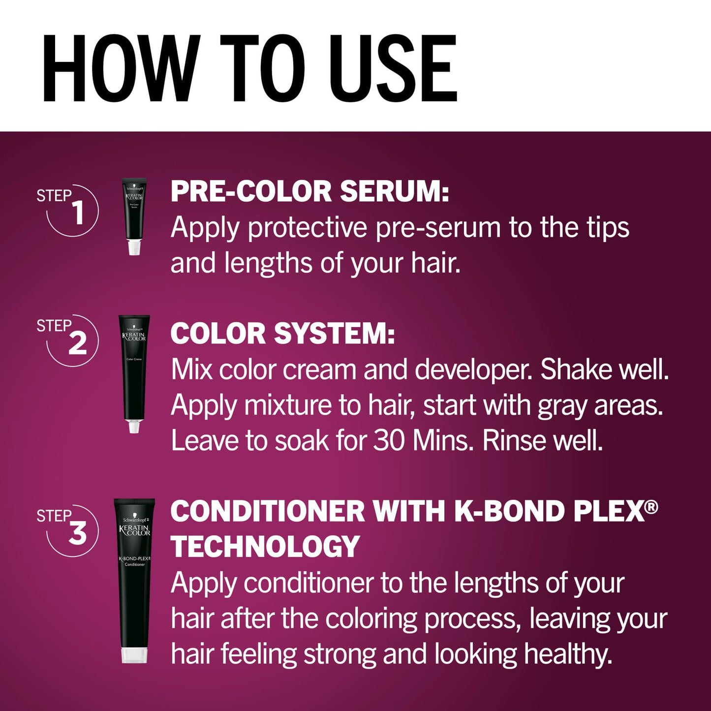 Schwarzkopf Keratin Permanent Hair Dye Cream, 4.6 Intense Cocoa, Professional Quality Color for Up to 100% Gray Coverage, Bond Enforcing System