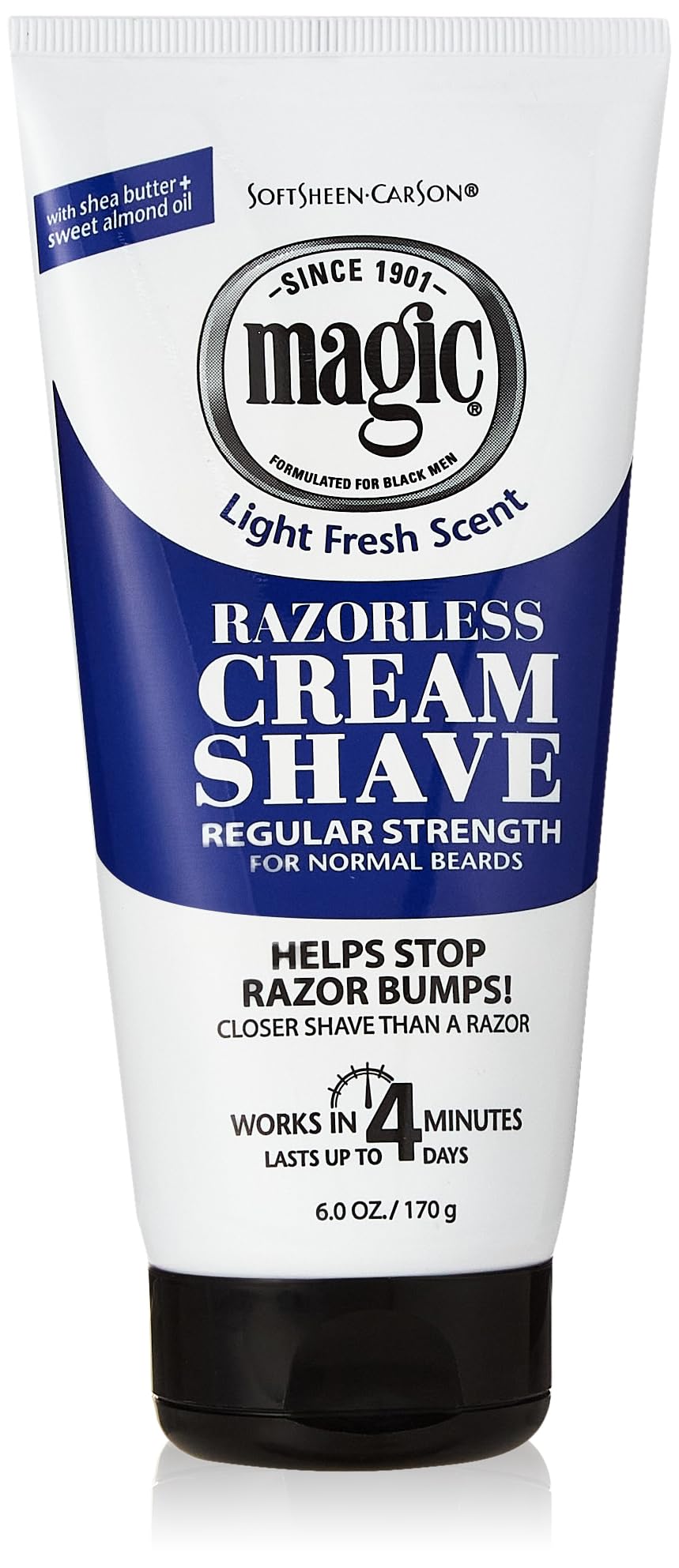 Magic Razorless Cream Shave Regular Magic Razorless Cream Shave Regular Strength Light Fresh Scent 6oz ...