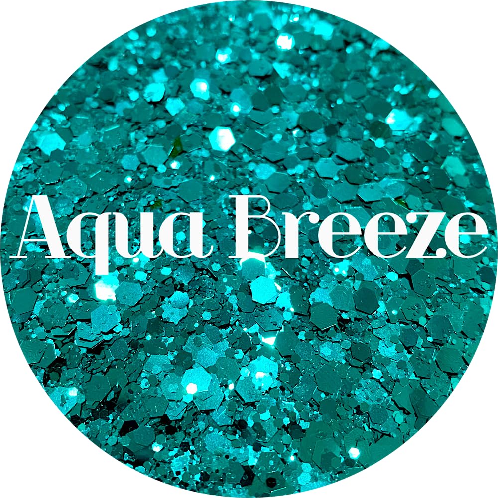 Teal Polyester Glitter | Craft Glitter | Glitter for Arts & Crafts | Tumblers | Cosmetics | Nails | Epoxy Resin Art | Slime | DIY | Body Glitter | 1