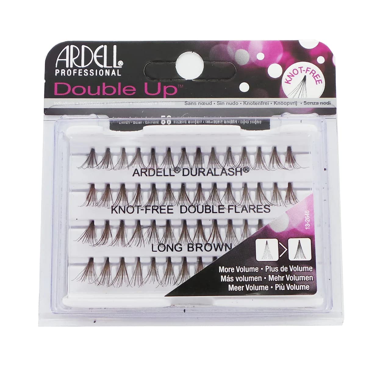 Double Up Individuals Knot-Free Long Brown