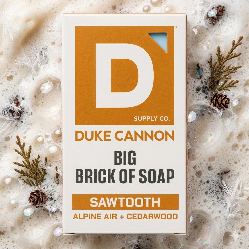 Duke Cannon Supply Co. Extra Large Bar Soap - Men's Natural Bar Soap with Masculine Scents - Made in the USA with Domestic & Globally Sourced